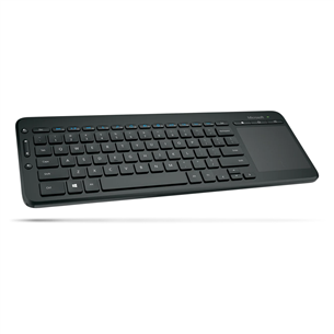MicroSoft All-In-One, SWE, must - Juhtmevaba klaviatuur hiire võimalusega