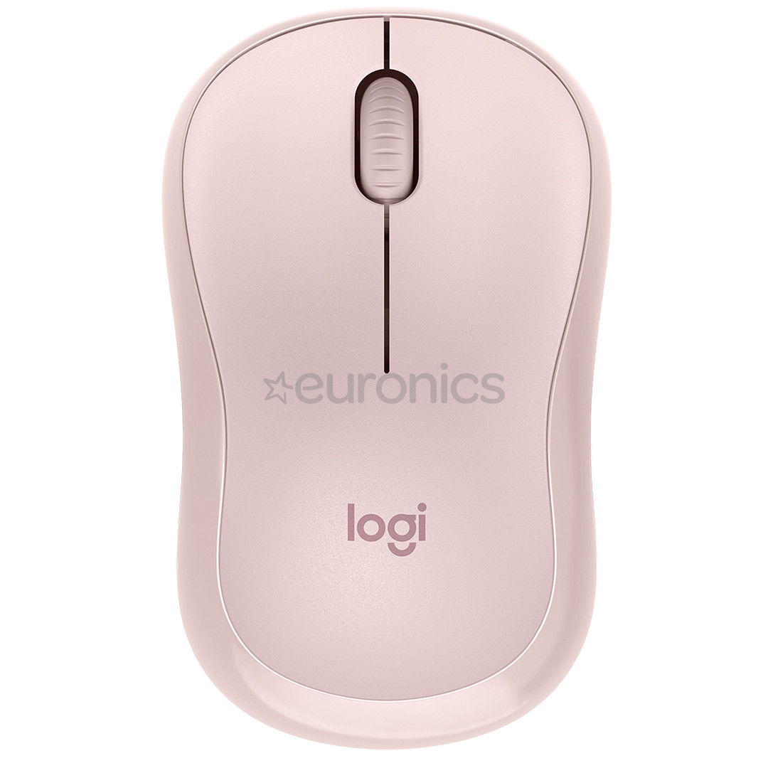 Logitech M220 Silent, тихая работа, розовый - Беспроводная оптическая мышь