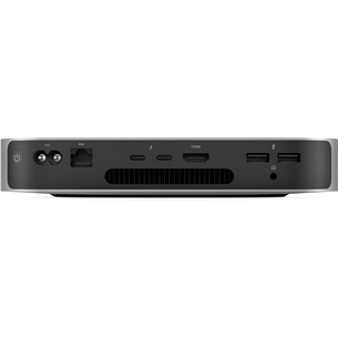 Apple Mac Mini (Late 2020), M1 8C/8C, 16 ГБ, 256 ГБ, серебристый - Настольный компьютер