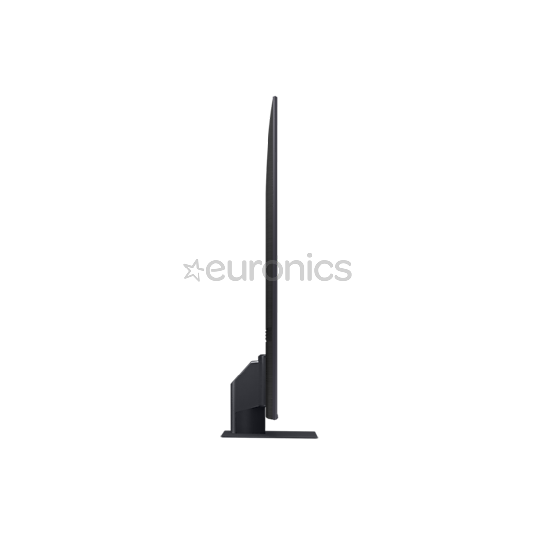 Samsung AirSlim QLED 4K UHD, 55'', центральная подставка, черный - Телевизор
