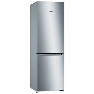 Bosch, 282 L, height 176 cm, inox - Refrigerator