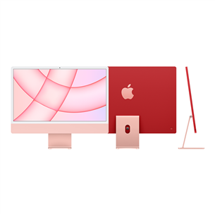 Apple iMac 24" (2021), M1 8C/7C, 8 ГБ, 256 ГБ, RUS, розовый - Настольный компьютер "все в одном"