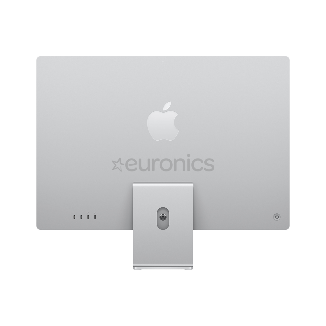 Apple iMac 24" (2021), M1 8C/8C, 8 GB, 256 GB, ENG, silver - All-in-one PC