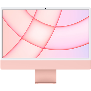 Apple iMac 24" (2021), M1 8C/8C, 8 GB, 512 GB, ENG, roosa - Kõik-ühes lauaarvuti