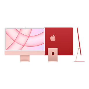 Apple iMac 24" (2021), M1 8C/8C, 8 ГБ, 512 ГБ, RUS, розовый - Настольный компьютер "все в одном"