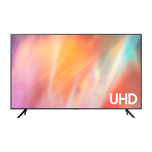 Samsung AU7172, 55", 4K UHD, LED LCD, боковые ножки, серый - Телевизор