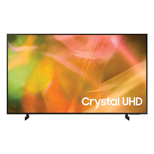 Samsung AirSlim LCD 4K UHD, 55", feet stand, black - TV UE55AU8072UXXH