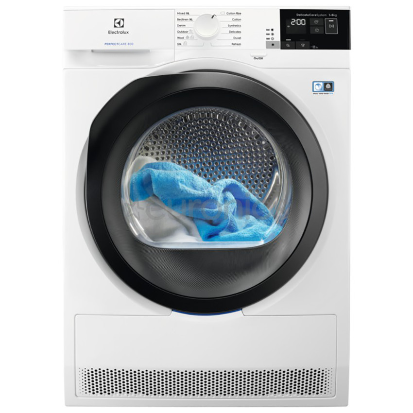 Electrolux, 8 kg, depth 63.8 cm - Clothes Dryer