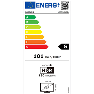 Samsung AU7172, 55", Ultra HD, LED LCD, jalad äärtes, hall - Teler