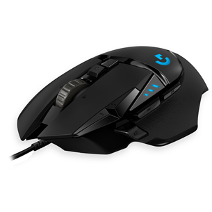 Logitech G502 Hero, must - Juhtmega optiline hiir