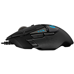 Logitech G502 Hero, must - Juhtmega optiline hiir