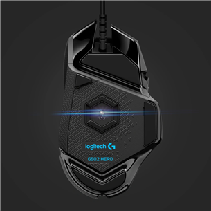 Logitech G502 Hero, must - Juhtmega optiline hiir