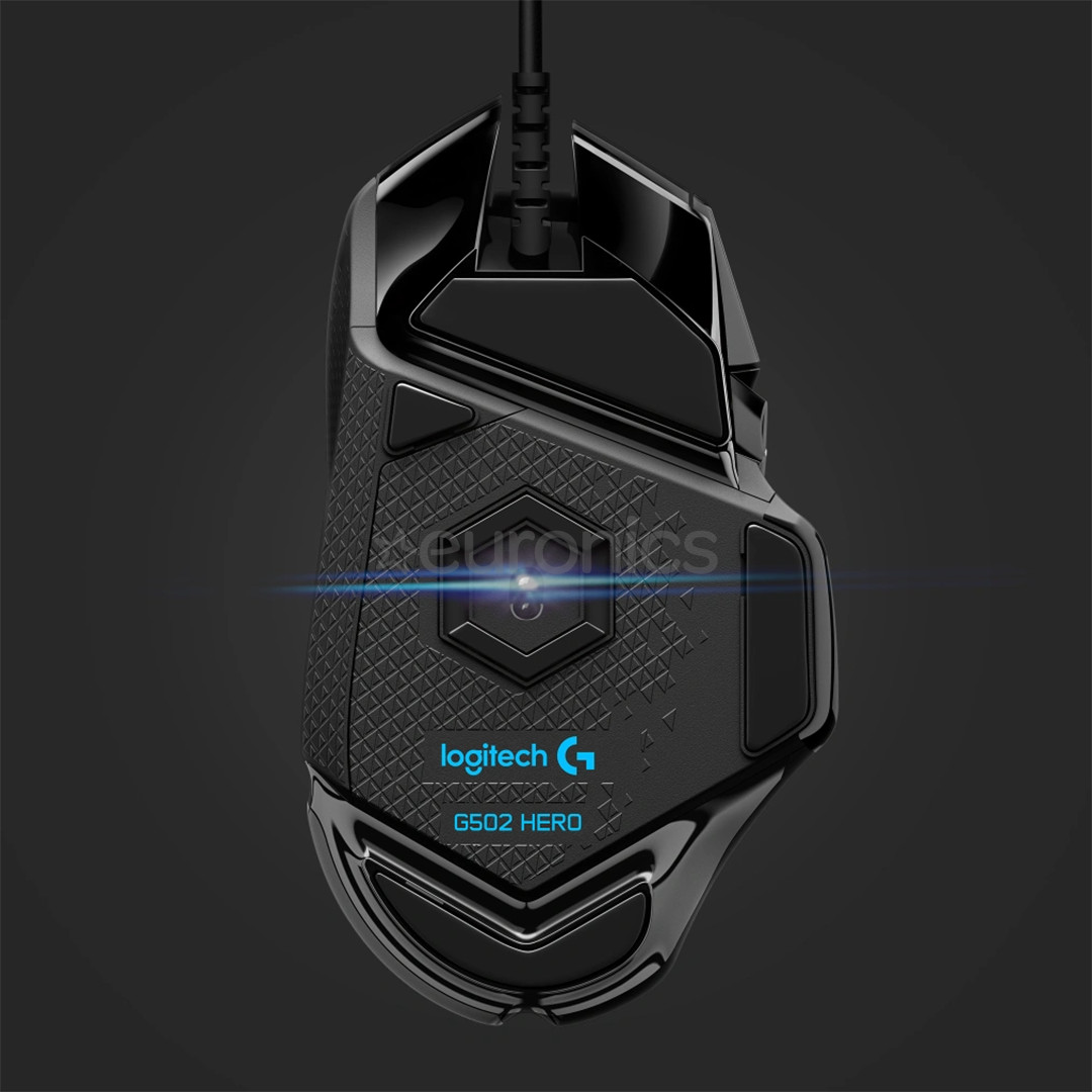 Logitech G502 Hero, black - Wired Optical Mouse