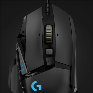 Logitech G502 Hero, black - Wired Optical Mouse