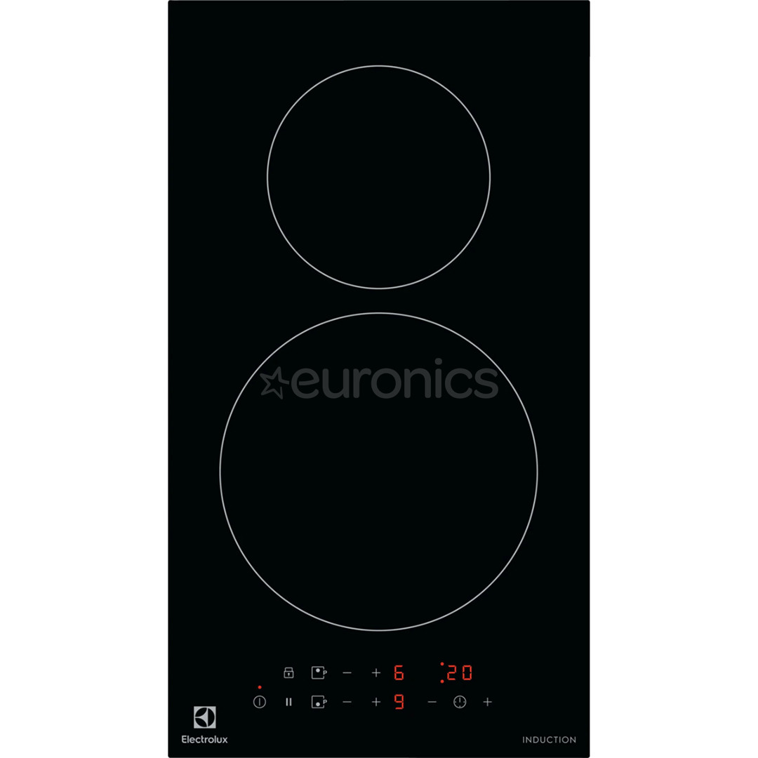 Electrolux, width 29 cm, frameless, black - Built-in Induction Hob