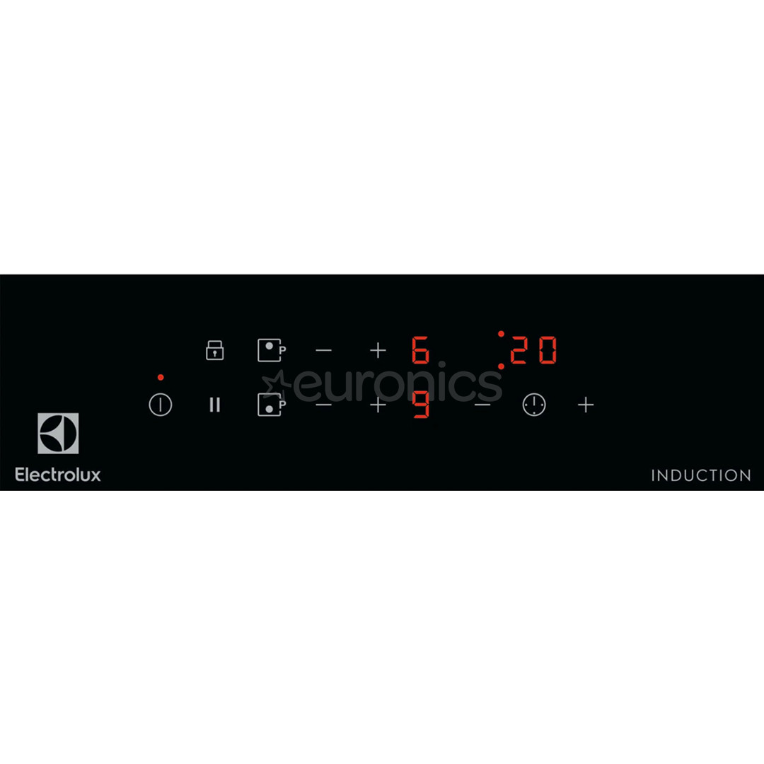 Electrolux, width 29 cm, frameless, black - Built-in Induction Hob