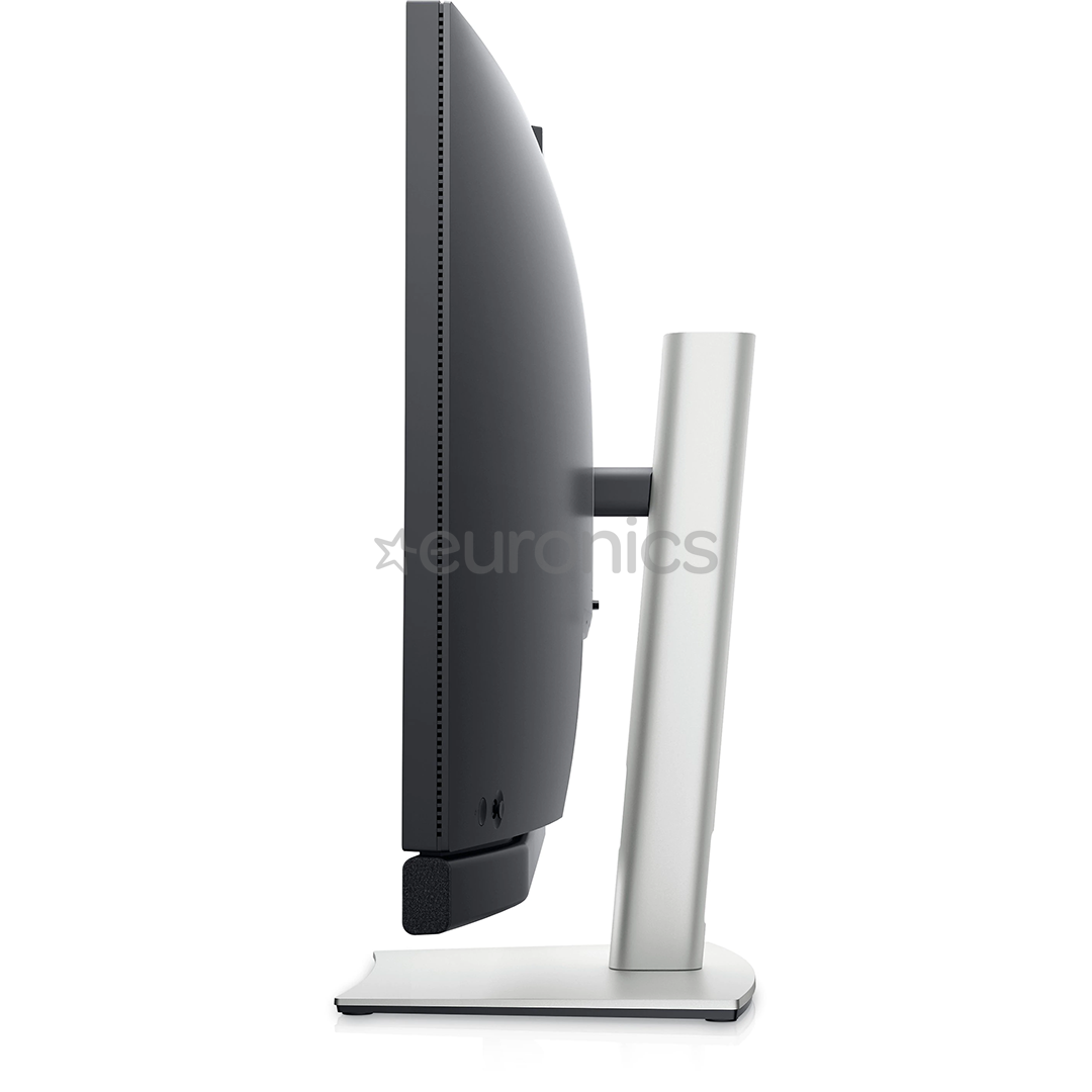 Dell C3422WE, 34", QHD, LED IPS, USB-C, видеоконференции, изогнутый, серебристый/черный - Монитор