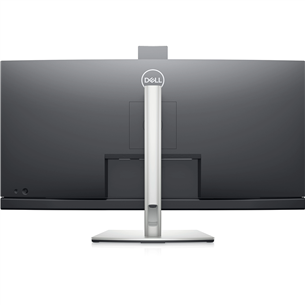 Dell C3422WE, 34", QHD, LED IPS, USB-C, videokonverents, nõgus, hõbe/must - Monitor