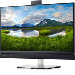 Dell C2422HE, 24'', FHD, LED IPS, USB-C, видео-конференции, черный/серый - Монитор