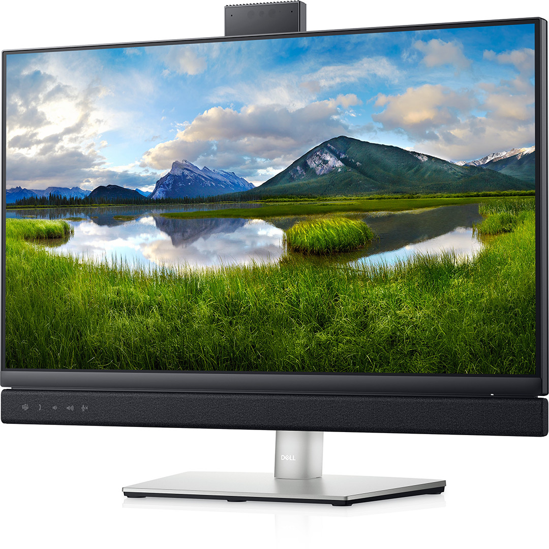Dell C2422HE, 24'', FHD, LED IPS, USB-C, videokonverents, must/hall - Monitor