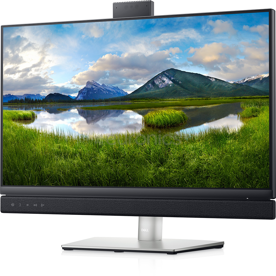 Dell C2422HE, 24'', FHD, LED IPS, USB-C, videokonverents, must/hall - Monitor