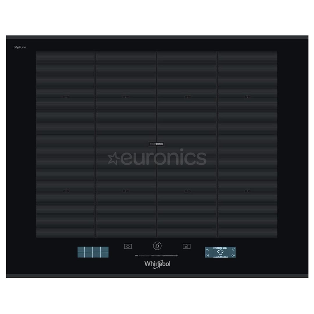 Whirlpool, width 65 cm, frameless, black - Built-in Induction Hob