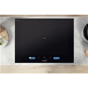 Whirlpool, width 65 cm, frameless, black - Built-in Induction Hob