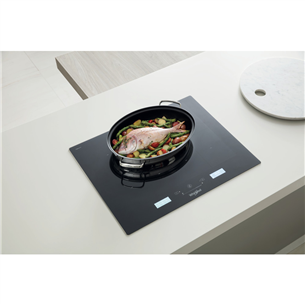 Whirlpool, width 65 cm, frameless, black - Built-in Induction Hob