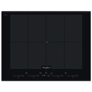 Whirlpool, width 65 cm, frameless, black - Built-in Induction Hob