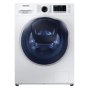 Samsung, AddWash, 8 kg / 5 kg, sügavus 45,6 cm, 1200 p/min - Kuivatiga pesumasin WD8NK52E0ZW/LE