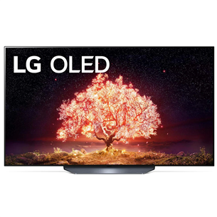 LG OLED 4K UHD, 55'', jalg keskel, hall - Teler