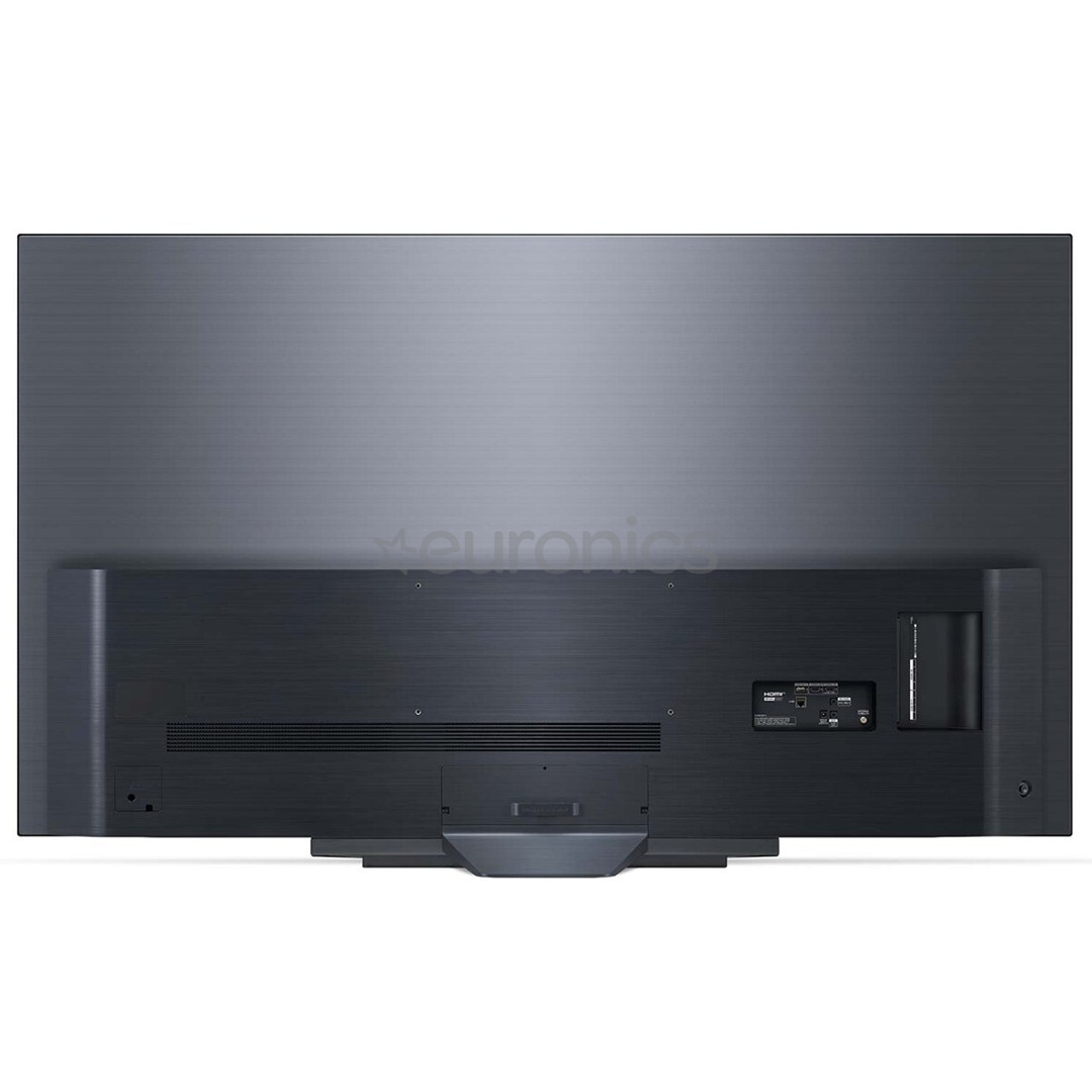 LG OLED 4K UHD, 55'', central stand, gray - TV