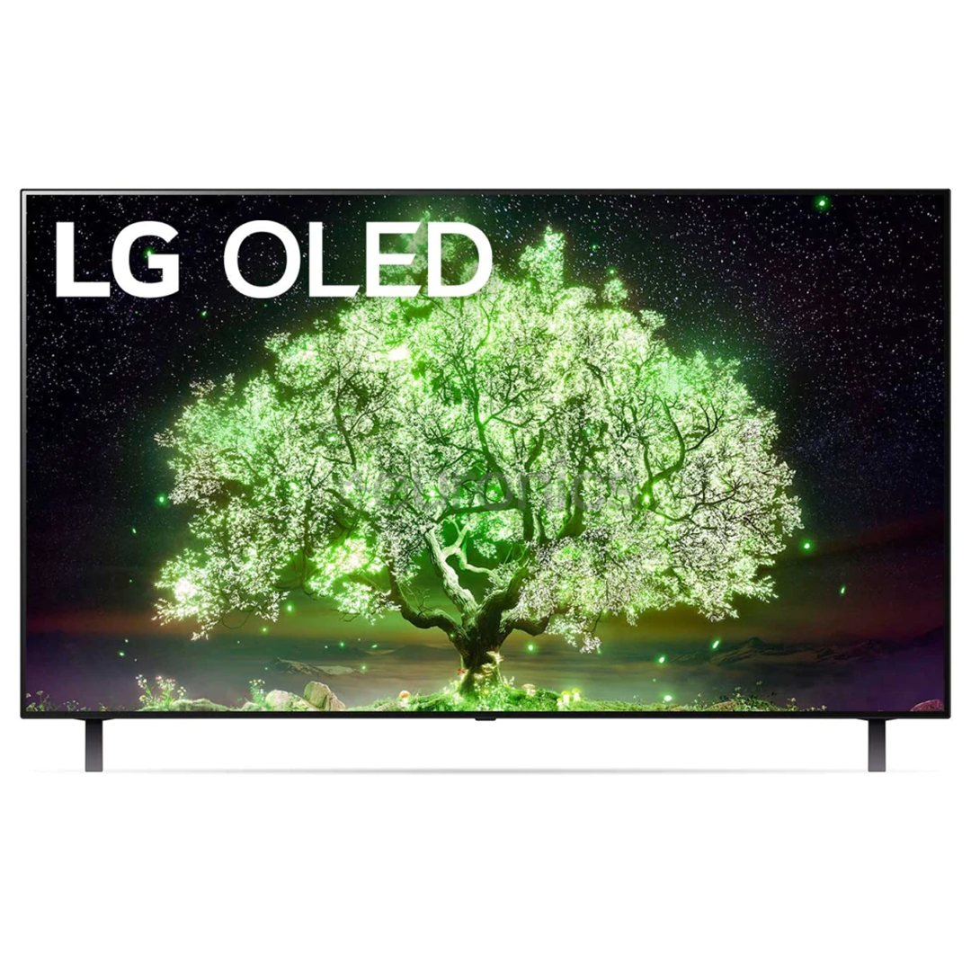 LG OLED 4K UHD, 55'', feet stand, gray - TV