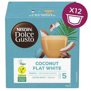 Nescafe Dolce Gusto Coconut Flat White, 12 portions - Coffee capsules 5000243800677