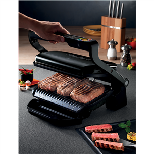 Tefal Optigrill+, 2000 Вт, черный - Электрический гриль