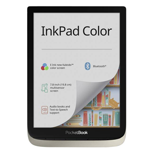 PocketBook InkPad Color, 7,8", 16 ГБ, серебристый - Электронная книга PB741-N-WW