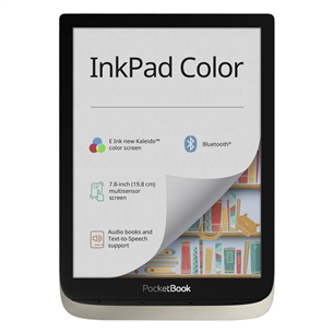 PocketBook InkPad Color, 7,8", 16 ГБ, серебристый - Электронная книга