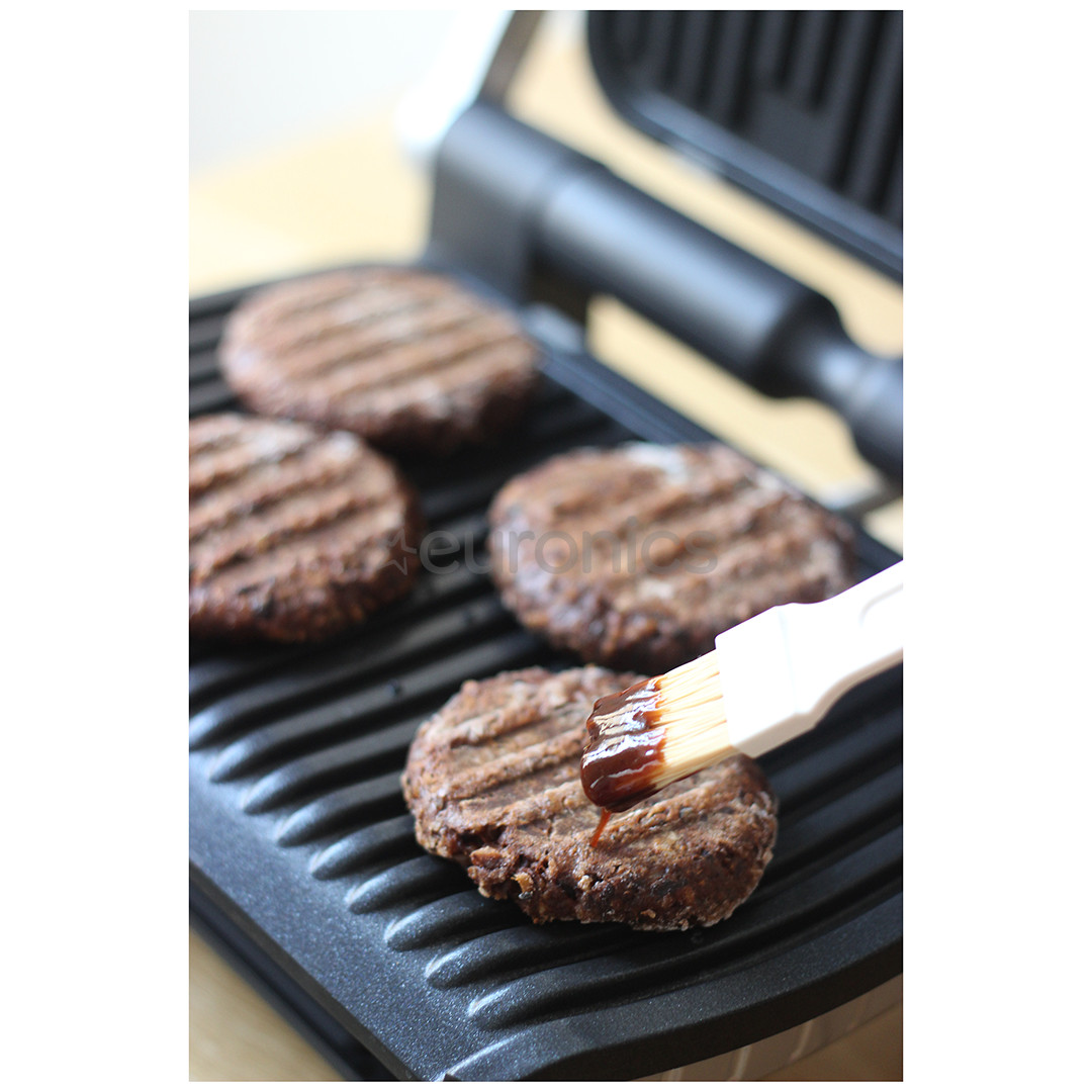 Tefal Optigrill+ with waffle plates, 2000 W, black/inox - Table grill