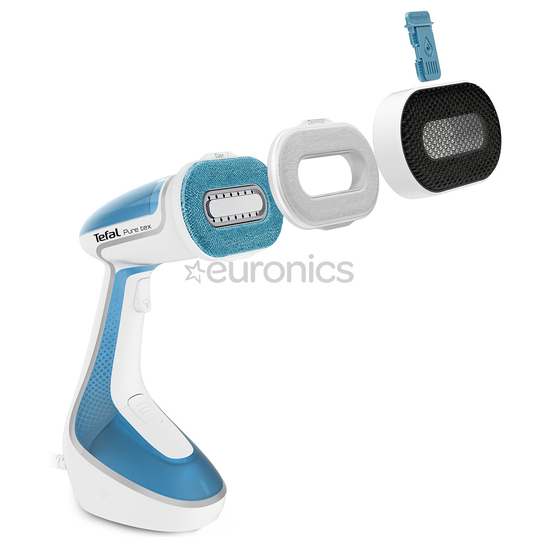 Tefal Pure Tex 4 в 1, 1700 Вт, белый/синий - Ручной отпариватель