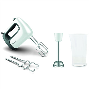 Tefal Prep'Mix+, 500 Вт, белый/серый - Ручной миксер HT462138