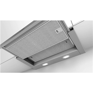 Bosch, 388 m³/h, width 59.8 cm, silver - Built-in Cooker Hood