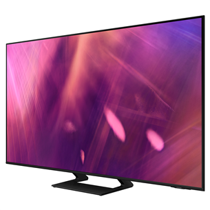 Samsung AirSlim LCD 4K UHD, 55", jalg keskel, must - Teler