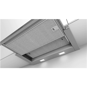 Bosch, 404 m³/h, width 59.8 cm, silver - Built-in Cooker Hood