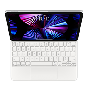 Apple Magic Keyboard, iPad Air (4. gen, 2020), iPad Air (5. gen, 2022), iPad Pro 11'', INT, valge - Klaviatuur