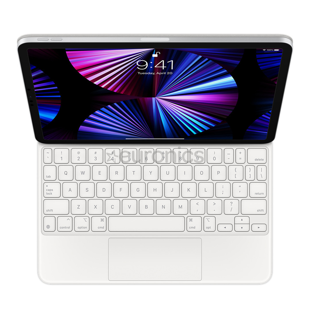 Apple Magic Keyboard for iPad Air (4th gen, 2020), iPad Air (5th gen, 2022), iPad Pro 11'', RUS, white - Keyboard
