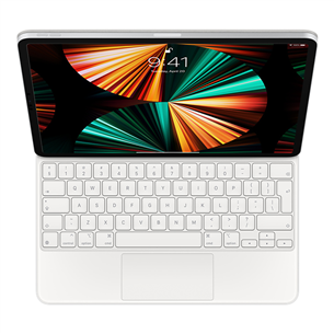 Apple Magic Keyboard, iPad Pro 12,9'' (3.-5. gen), INT, valge - Klaviatuur MJQL3Z/A