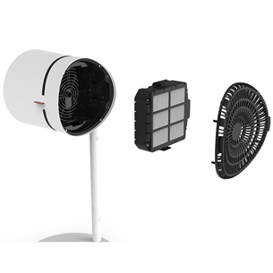 Boneco Cool&Clean, 36 W, white/black - Floor fan