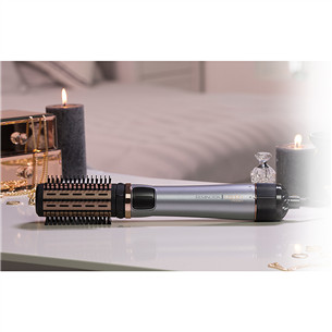 Remington Keratin Protect, 1000 Вт, серый/розовое золото - Вращающаяся фен-щетка