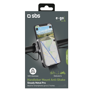 Phone holder for electric scooters and bikes SBS E-Go Pro