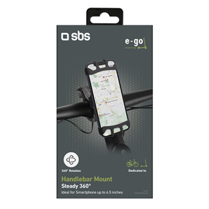 Phone holder for electric scooters and bikes SBS E-Go 360 degrees